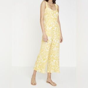 Faithfull the Brand Kasbah Jumpsuit in Jasmine Yellow Hestia Floral